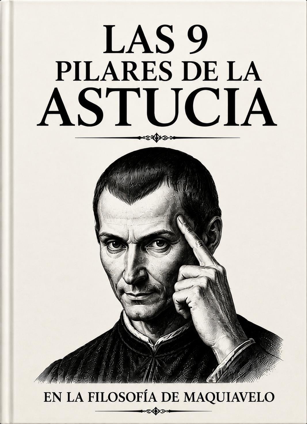 LAS 9 PILARES DE LA ASTUCIA EN LA FILOSOFÍA DE MAQUIAVELO by Wisdom Library — book cover