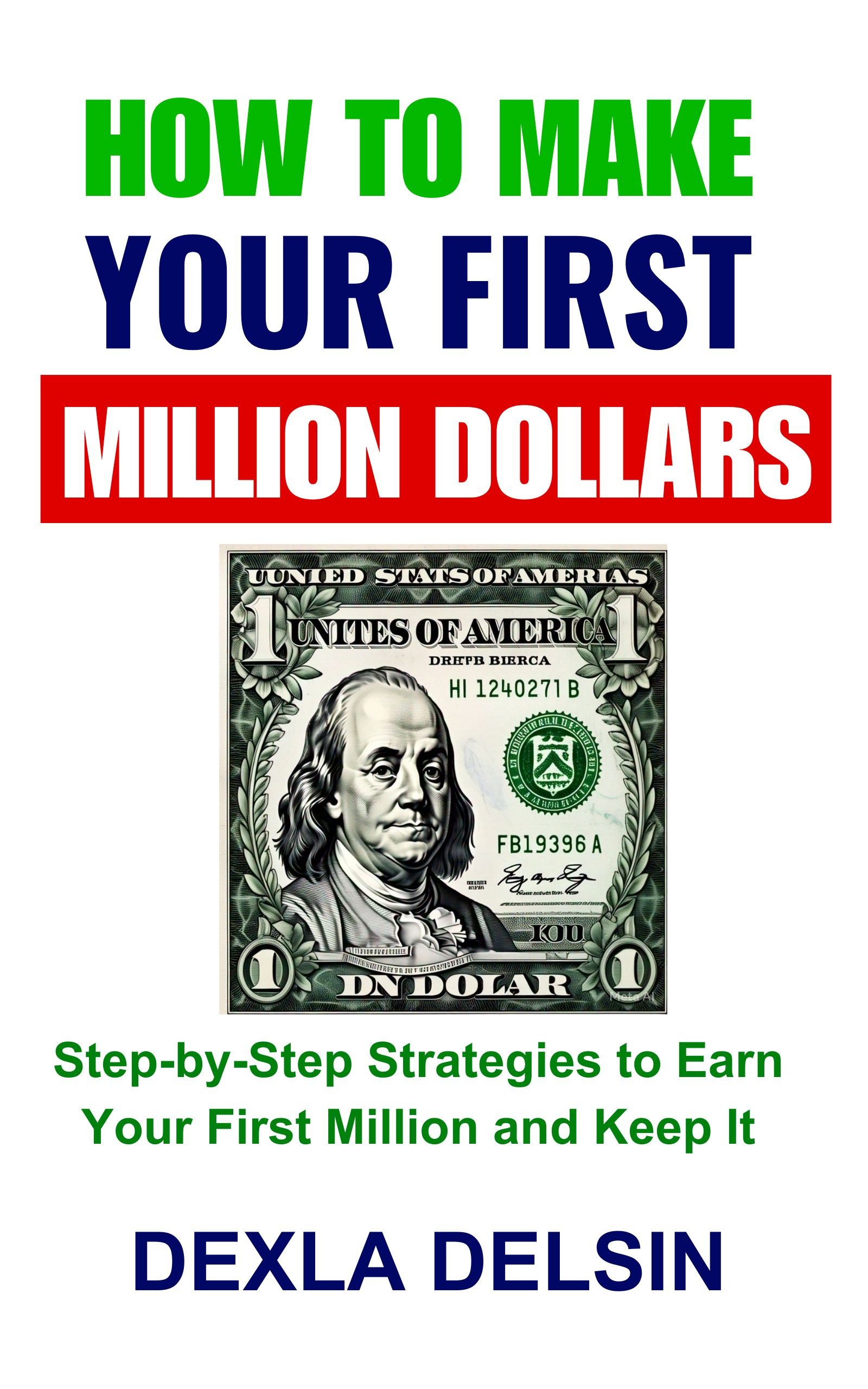 How To Make Your First Million Dollars by DEXLA DELSIN — book cover