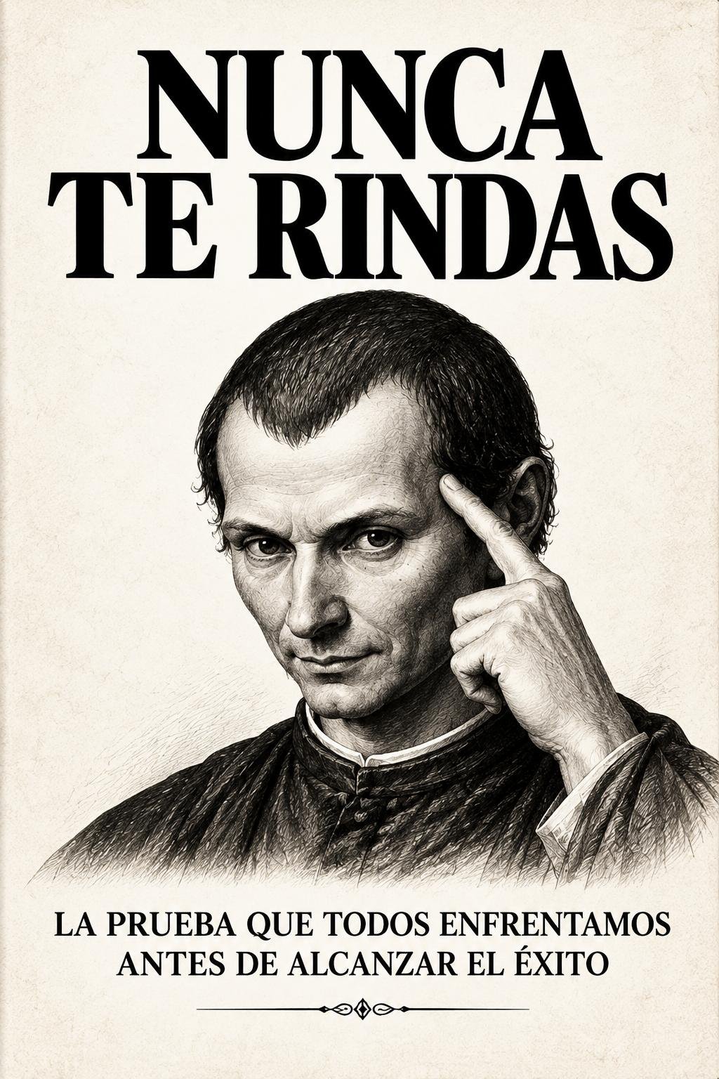 NUNCA TE RINDAS: LA PRUEBA QUE TODOS ENFRENTAMOS ANTES DE ALCANZAR EL ÉXITO by Biblioteca de la Sabiduría — book cover