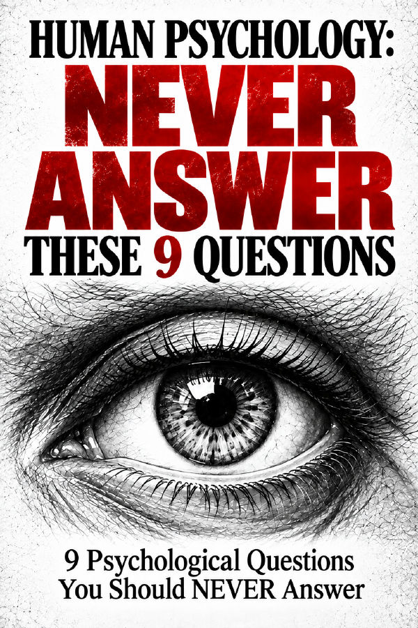 HUMAN PSYCHOLOGY: NEVER ANSWER THESE 9 QUESTIONS by Wisdom Library — book cover