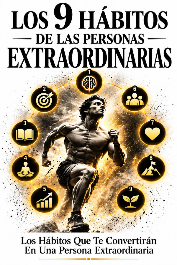 LOS 9 HÁBITOS DE LAS PERSONAS EXTRAORDINARIAS by Biblioteca de la Sabiduría — book cover