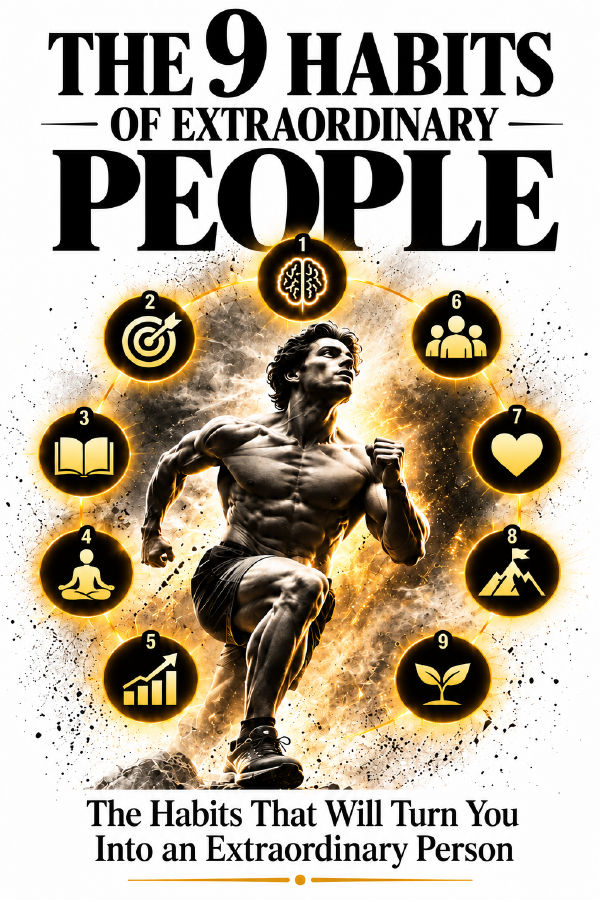 THE 9 HABITS OF EXTRAORDINARY PEOPLE by Wisdom Library — book cover