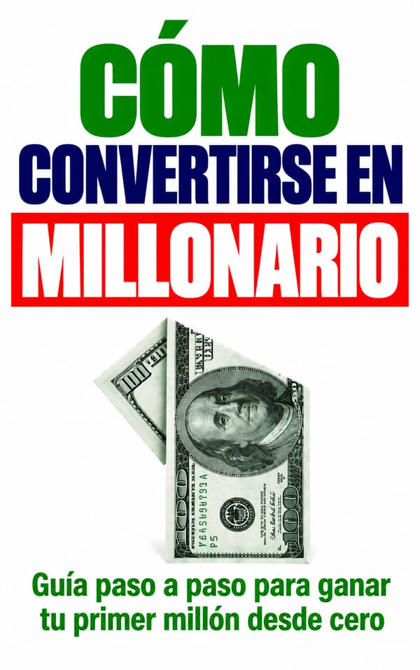 Cómo Convertirse En Millonario: Guía Paso A Paso Para Ganar Su Primer Millón Desde Cero. by Biblioteca de la Sabiduría — book cover