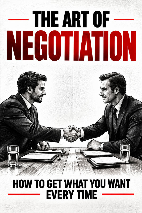 The Art of Negotiation: How to Get What You Want Every Time by Wisdom Library — book cover