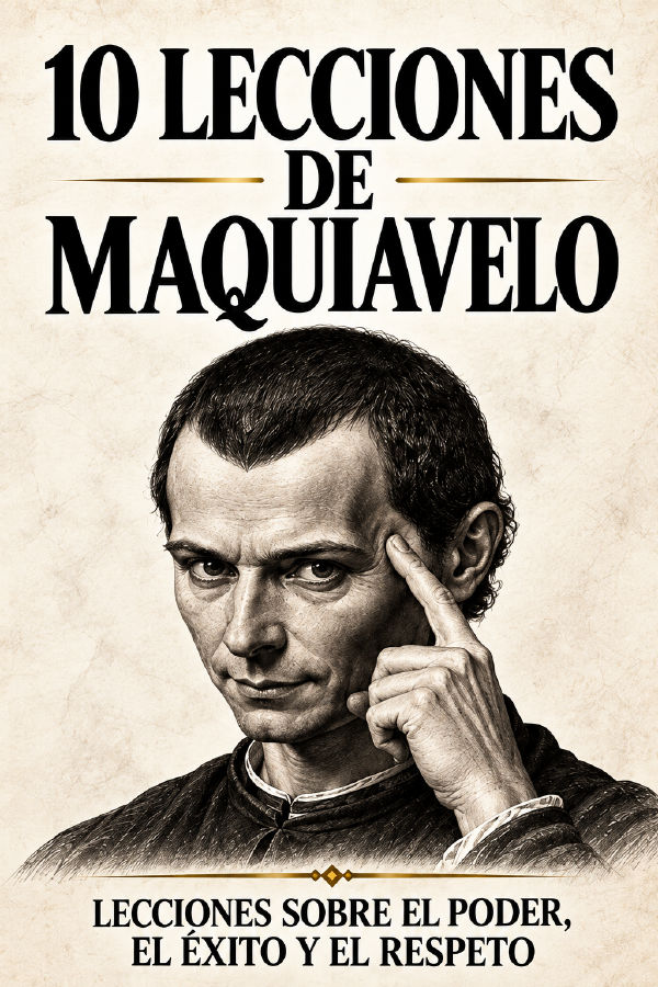 10 LECCIONES DE MAQUIAVELO SOBRE EL PODER, EL ÉXITO Y EL RESPETO by Biblioteca de la Sabiduría — book cover