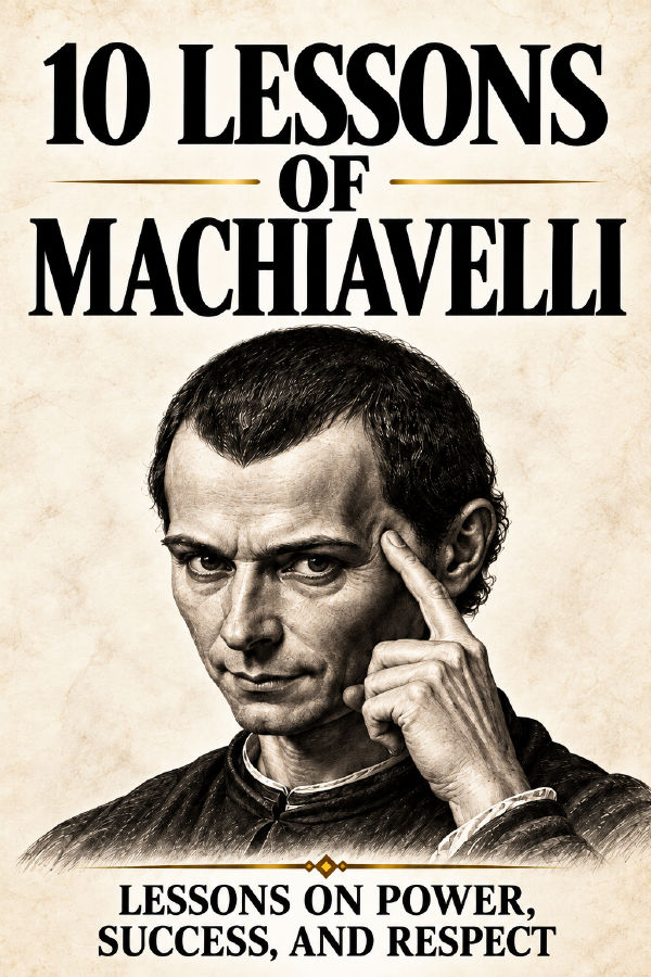 10 LESSONS FROM MACHIAVELLI ON POWER, SUCCESS, AND RESPECT by Wisdom Library — book cover