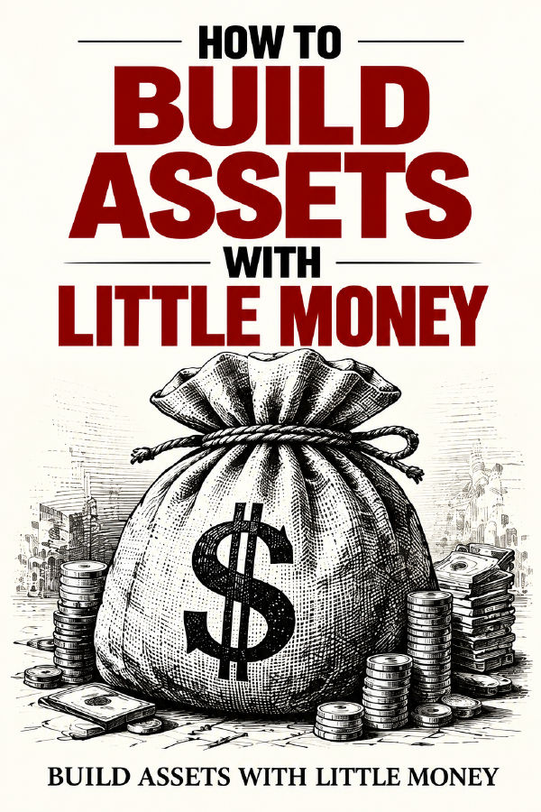 How To Build Assets With Little Money by Wisdom Library — book cover
