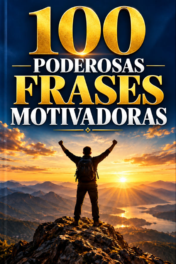 100 Frases Motivacionales Poderosas by Biblioteca de la Sabiduría — book cover