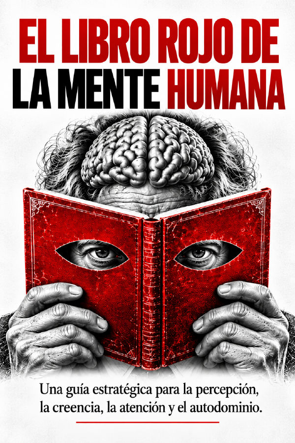 El Libro Rojo De La Mente Humana: Una Guía Estratégica Sobre La Percepción, Las Creencias, La Atención Y El Autodominio by Biblioteca de la sabiduría — book cover