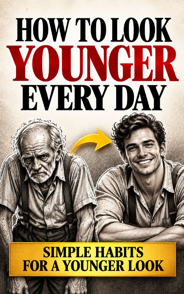 HOW TO LOOK YOUNGER EVERY DAY by Wisdom Library — book cover