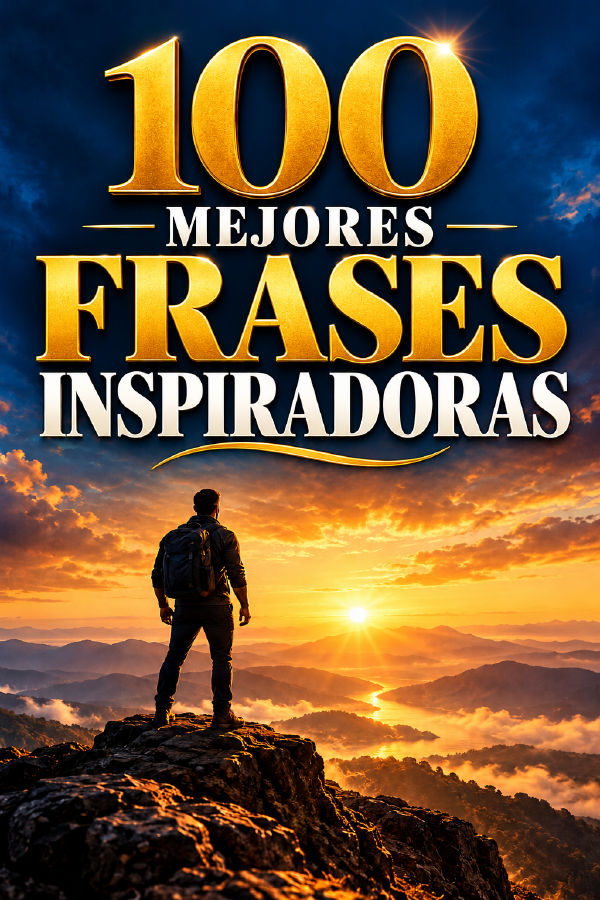 Las 100 Mejores Frases Inspiradoras Para Motivar Tu Vida by Biblioteca de la Sabiduría — book cover