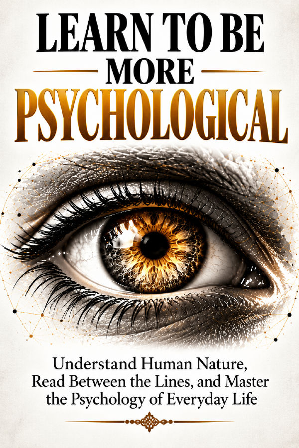 LEARN TO BE MORE PSYCHOLOGICAL: Understand Human Nature, Read Between the Lines, and Master the Psychology of Everyday Life by Wisdom Library — book cover
