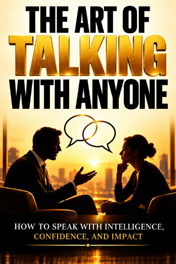 THE ART OF TALKING WITH ANYONE by Wisdom Library — book cover